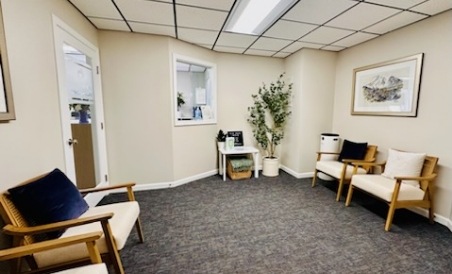 Reception area in Rocky Hill dental office